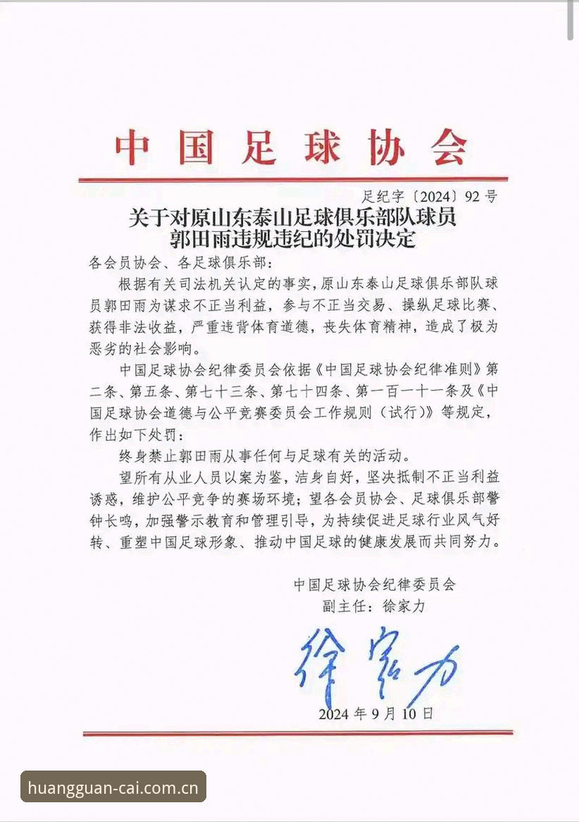 资深用户分享：从足协第三批禁足名单看中国足球的自我净化